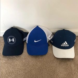 Golf Hats Set of 3